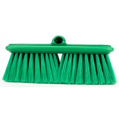 40050EC09 Color Coded Flo-Thru Brush with Protective Bumper 9.5" - Green