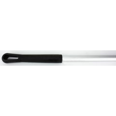 40226EC03 Natural Aluminum Handle with Color-Coded Tip and Hang Up Cap 60" - Black