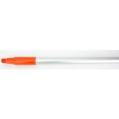 40226EC24 Natural Aluminum Handle with Color-Coded Tip and Hang Up Cap 60" - Orange
