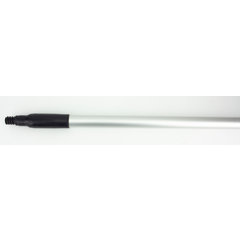 40216EC03 Natural Aluminum Handle with Color-Coded Tip and Hang Up Cap 48" - Black