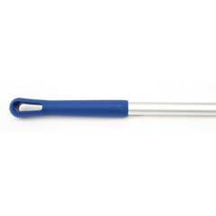 40246EC14 Natural Aluminum Handle with Color-Coded Tip and Hang Up Cap 30" - Blue
