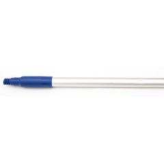 40246EC14 Natural Aluminum Handle with Color-Coded Tip and Hang Up Cap 30" - Blue