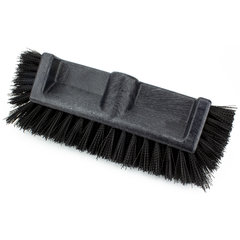 40422EC03 Color Coded Mult-Level Floor Scrub Brush with End Bristles 12" - Black