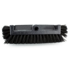 40422EC03 Color Coded Mult-Level Floor Scrub Brush with End Bristles 12" - Black
