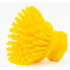 42395EC04 Round Scrub Brush 5in - Yellow