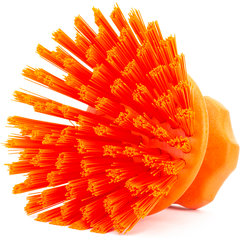 42395EC24 Round Scrub Brush 5in - Orange