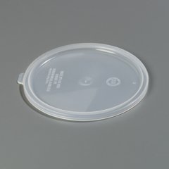 020230 Polypropylene Bain Marie Food Storage Container Lid 2 - 3 1/2 qt - Translucent
