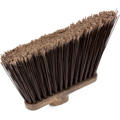41082EC01 Color Coded Duo-Sweep Flagged Angle Broom 56" - Brown