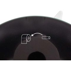 R3900TBK Classic Carousel Tissue Dispenser, 4 standard 1.5" core rolls, Black Pearl 4 standard rolls - Black