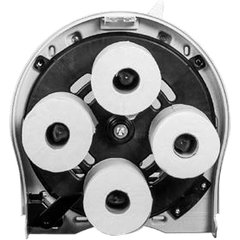 R3900TBK Classic Carousel Tissue Dispenser, 4 standard 1.5" core rolls, Black Pearl 4 standard rolls - Black