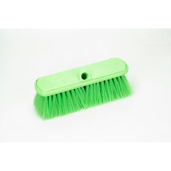 40050EC75 Color Coded Flo-Thru Brush with Protective Bumper 9.5" - Lime