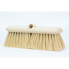40050EC25 Color Coded Flo-Thru Brush with Protective Bumper 9.5" - Tan