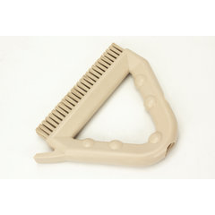 41323EC25 Spart 9" Color Coded Tile and Grout Brush  - Tan