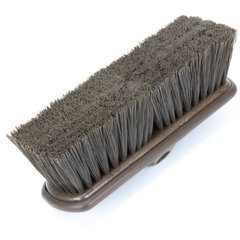 40050EC01 Color Coded Flo-Thru Brush with Protective Bumper 9.5" - Brown