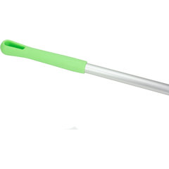 40246EC75 Natural Aluminum Handle with Color-Coded Tip and Hang Up Cap 30" - Lime