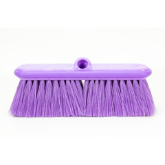 40050EC68 Color Coded Flo-Thru Brush with Protective Bumper 9.5" - Purple