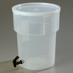 220930 Round Beverage Dispenser 5 Gallon - See Thru