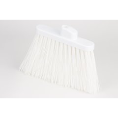 41083EC02 Color Coded Duo-Sweep Unflagged Angle Broom 56" - White