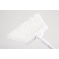 41083EC02 Color Coded Duo-Sweep Unflagged Angle Broom 56" - White