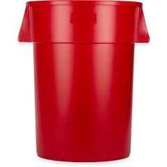 34104405 Bronco™ Round Waste Bin Trash Container 44 Gallon - Red