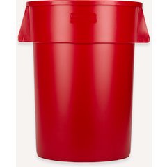 34104405 Bronco™ Round Waste Bin Trash Container 44 Gallon - Red