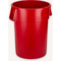 34104405 Bronco™ Round Waste Bin Trash Container 44 Gallon - Red