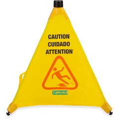 3694204 Pop-Up Caution Cone 20" - Yellow