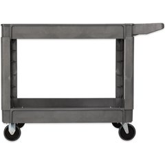 UC452523 Bin Top 2 Shelf Utility Cart 45" x 25" - Gray