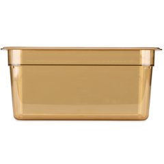3086213 StorPlus™ High Heat Food Pan 1/3 Size, 6" Deep - Amber