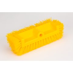 40422EC04 Color Coded Mult-Level Floor Scrub Brush with End Bristles 12" - Yellow