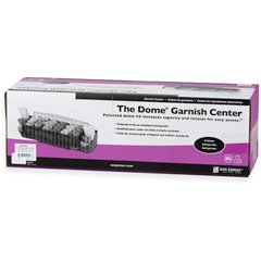 BD4006S Dome® Garnish Center - 6 Pint - 6 Tray  - Black