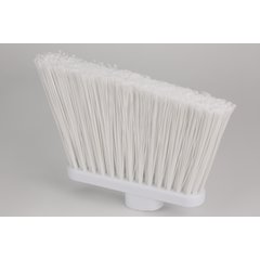 41082EC02 Color Coded Duo-Sweep Flagged Angle Broom 56" - White