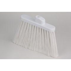 41082EC02 Color Coded Duo-Sweep Flagged Angle Broom 56" - White