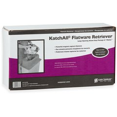 KA1951RD KatchAll Magnetic Flatware Retriever Trash Can Lid  - Burgundy