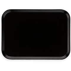 1612FG004 Glasteel™ Solid Rectangular Tray 16.4" x 12" - Black