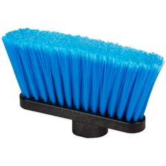 3686314 Duo-Sweep® Wide Light Industrial Lobby Broom, Flagged With Blue Metal Threaded Handle  - Blue