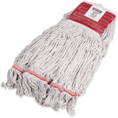 369424B00 Flo-Pac® Large Looped-End Mop w/Red Band  - White-Red