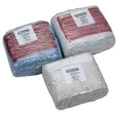 369424B00 Flo-Pac® Large Looped-End Mop w/Red Band  - White-Red