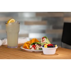 S28302 Melamine Smooth Ramekin 4 oz - White