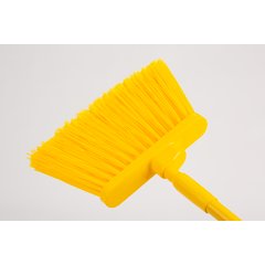 41082EC04 Color Coded Duo-Sweep Flagged Angle Broom 56" - Yellow