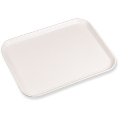 1814FG001 Glasteel™ Fiberglass Tray 18" x 14" - Bone White