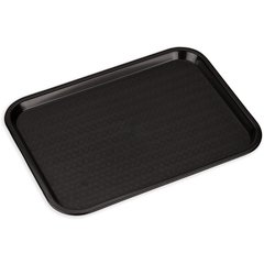 CT121603 Cafe® Fast Food Cafeteria Tray 12" x 16" - Black