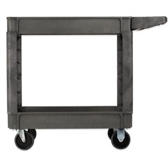 UC401823 Bin Top 2 Shelf Utility Cart 40" x 17.25" - Gray