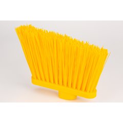 41083EC04 Color Coded Duo-Sweep Unflagged Angle Broom 56" - Yellow