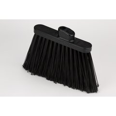 41082EC03 Color Coded Duo-Sweep Flagged Angle Broom 56" - Black