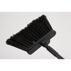 41082EC03 Color Coded Duo-Sweep Flagged Angle Broom 56" - Black