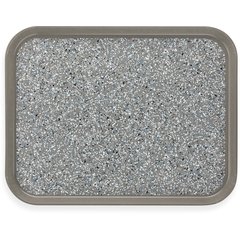 DXSMC1418NSM23 Glasteel™ Marble Non-Skid Tray 14" x 18" (12/cs) - Gray