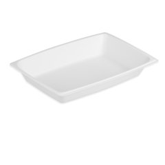 DXHH8 Rectangular Entree (one Compartment) 12 oz. (1000/cs) - White