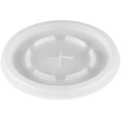 DX2225ST9000 Disposable Lid with Straw Slot - Fits Specific 7 - 16 oz, Carlisle, Cambro and G.E.T. Enterprises Tumblers 16 oz. (1000/cs) - Translucent