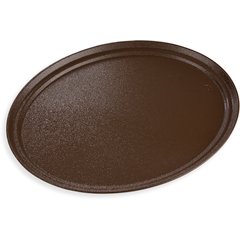 2500GR2076 Griptite 2 Oval Tray 24" x 19" - Brown
